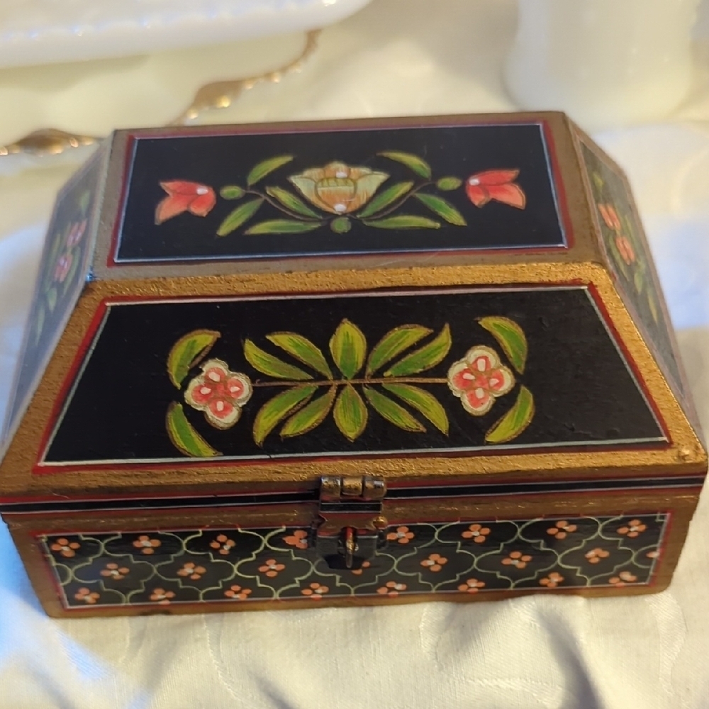 Antique Indian Coffin Box